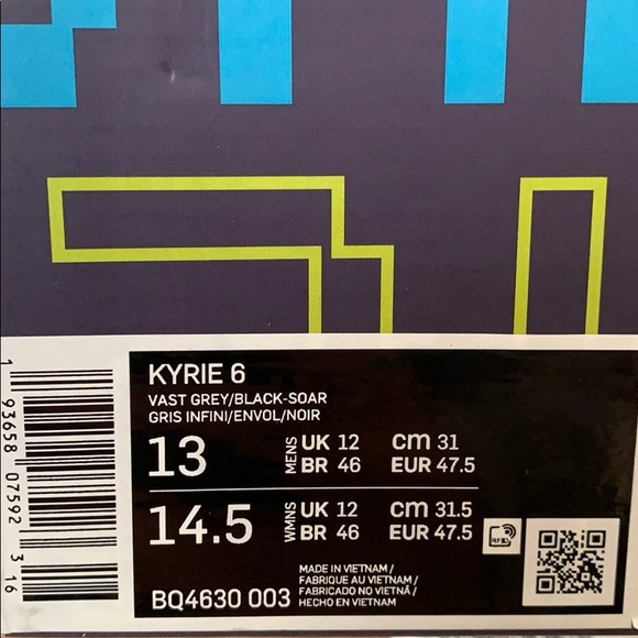 ‼️SOLD‼️NIKE KYRIE 6 BASKETBALL SNEAKERS - Picture 10 of 12